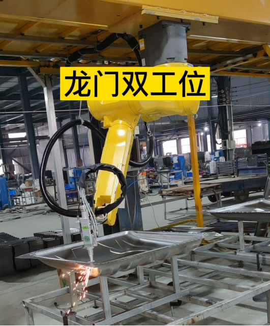 斯塔克龙门双工位三维激光切割：钣金件加工