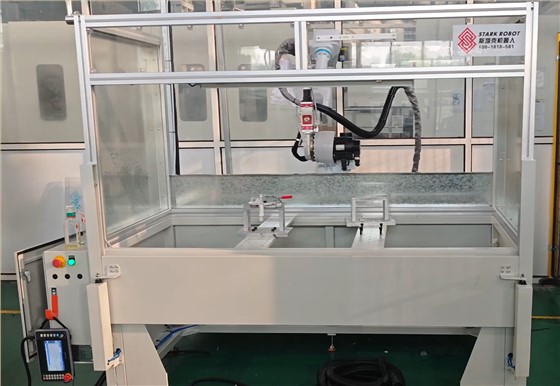 斯塔克机器人压铸专用一体式激光切割机