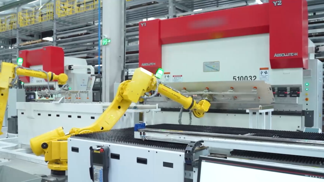 机器人钣金折弯工作站