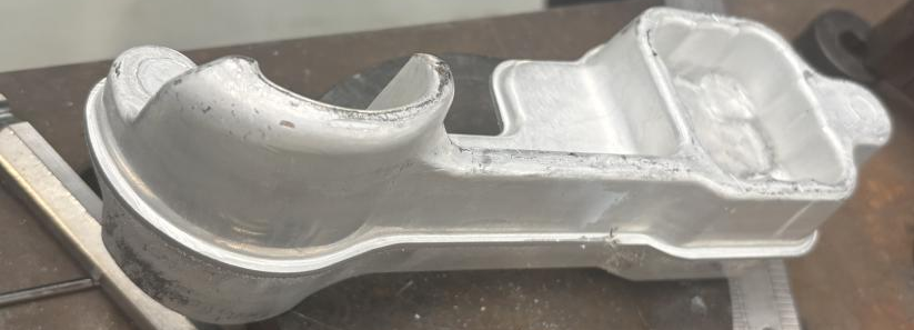 三维激光切割压铸铝效果